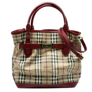 Authentic Burberry Canvas Satchel 288-022026